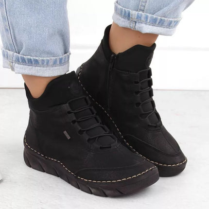 Women's insulated black ankle boots Rieker 55069-00