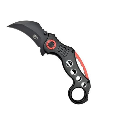 SCK Steel Claw Knives Karambit K29 Black and Red
