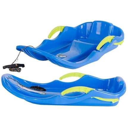 PLASTIKINĖ ROGUTĖ SU STABDŽIAIS RACE S BLUE