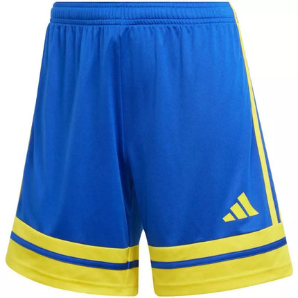 adidas Squadra 25 women's shorts blue and yellow JN5408
