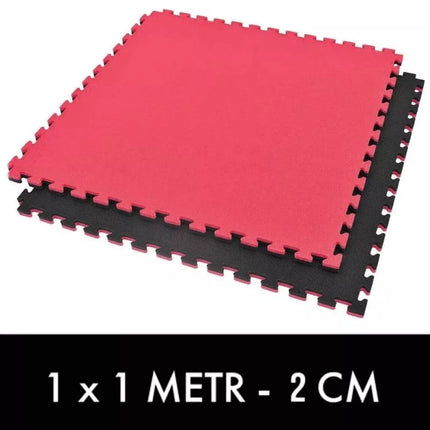 Mankštos kilimėlis su saugos sertifikatu - Dėlionės tipo 1x1m Tatamis 2 cm