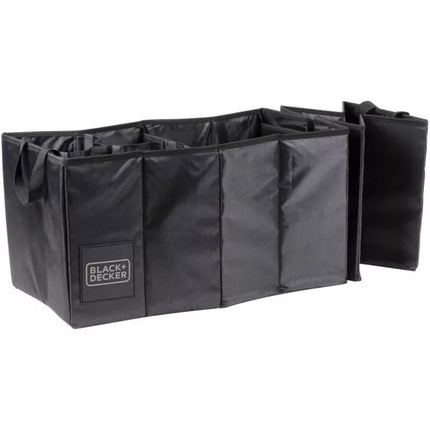 ORGANIZER STORAGE BOX 4 COMPARTMENTS FOLDABLE 110X30X30cm BLACK + DECKER