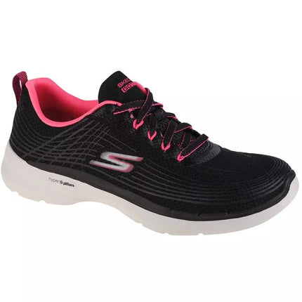 Skechers Go Walk 6 - Nuostabus Švytėjimas 124554-BKHP Juoda