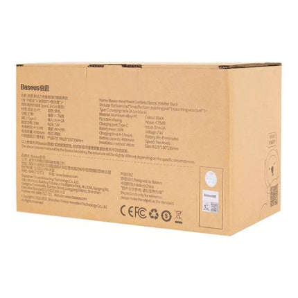 Baseus Cordless Electric Polishing Machine 30W 4000mAh Black (CRDLQ-B01)