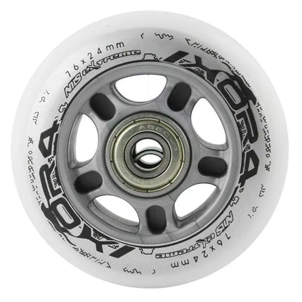 PU 76x24 82A BALTA (4 vnt.) + ABEC-7 (8 vnt.) KOMPLEKTAS NILS EXTREME
