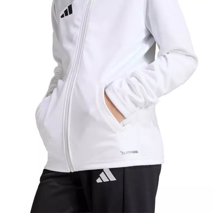 adidas Entrada 26 Track vaikiškas džemperis baltas JZ6605
