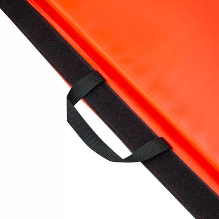 Folding gymnastic mattress red 2400x1200x50mm HMS MGS01