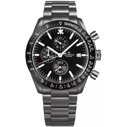 Vyriškas laikrodis Giewont Chronograph Safyrinis Juodas GW8720-B1
