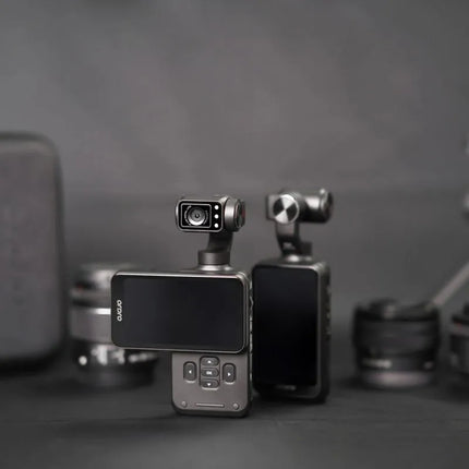 Ordro Pocket M5 3-Axis Gimbal Camera, 5K, for Vlogging and YouTube – Black