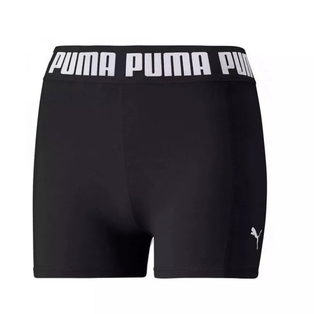 Puma Stron 3 moteriški treniruočių šortai, elastingi, juodi, patogūs