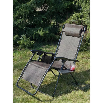 SULANKSTOMA DAUGIAFUNKCINĖ SODO KĖDĖ 175X52/65X107CMY RUDOS SPALVOS