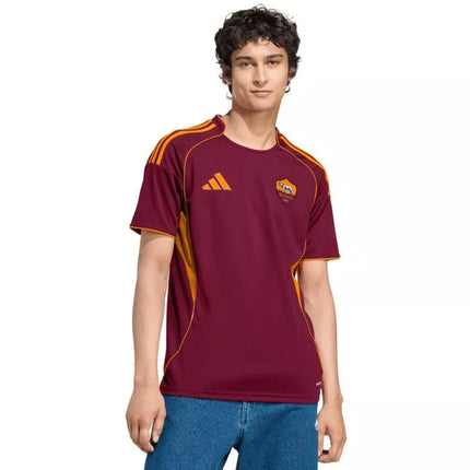Men's adidas AS Roma 25/26 Home Burgundy Jersey JP4184