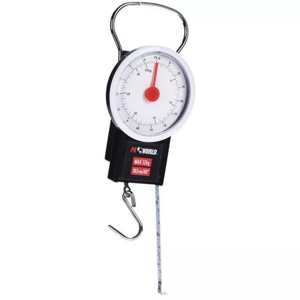 Bagažo svarstyklės su matuokliu MAX 32KG PROWORLD