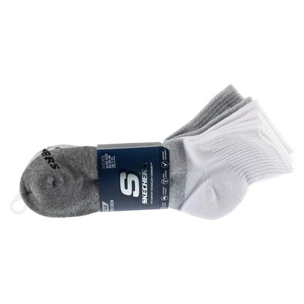 Skechers 3 porų vyriškos trumpos „Colorbloc“ kojinės S118998-GRY, pilkos, 43-46