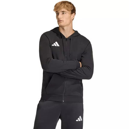 Men's adidas Entrada 26 FZ Hoody Black KF5945