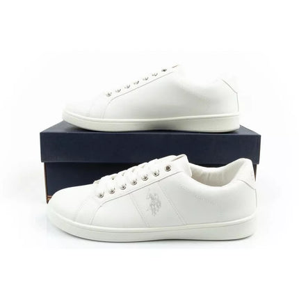 US Polo Assn. shoes sneakers men's fashionable white comfortable