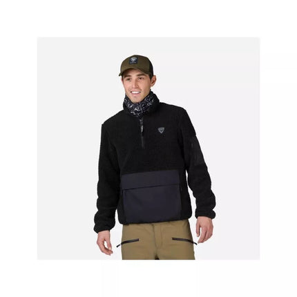 Juodas Fleece Anorak Rossignol