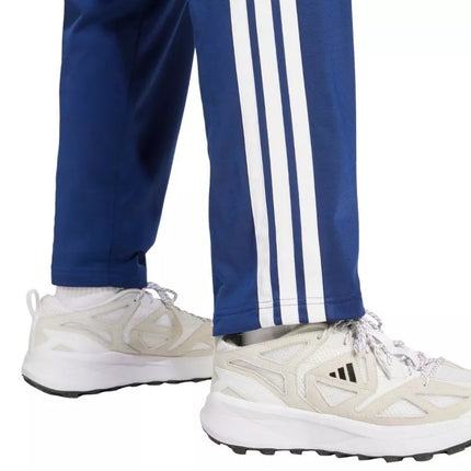 Men's adidas 3-Stripes Tricot Regular Fit Open Hem Pants Blue JI8803