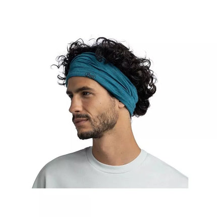BUFF MERINO LIGHTWEIGHT SOLID SOLID TEAL bandana