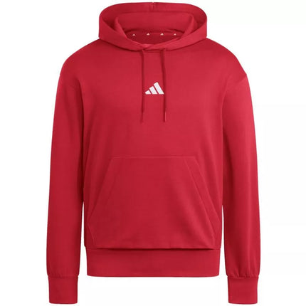 Men's adidas Essentials Feelcozy Hoodie red KC0907