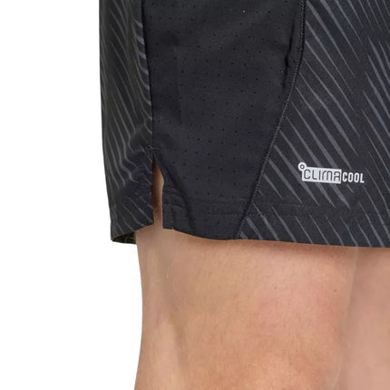 Men's adidas Tech Intensity Aop Shorts Black KB3123