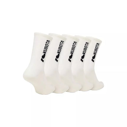 Kubota 5-pack of i love kubota socks cream K25SS-300-002-01-5