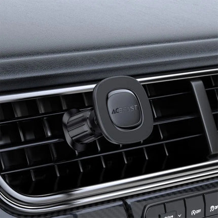 Magnetinis automobilinis laikiklis ventiliacijos grotelėms Acefast D44 - juodas