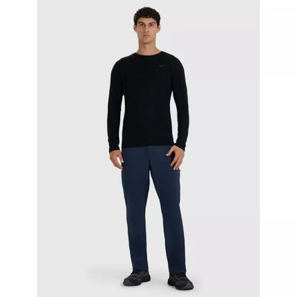 Men's quick-drying trekking longsleeve with merino wool 4F 4FWAW25TFLOM430-20S