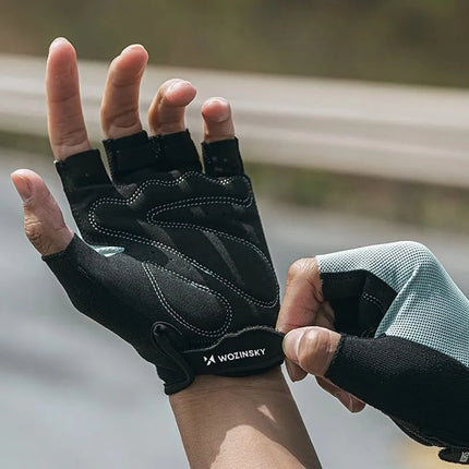 Wozinsky WRR-02M cycling gloves size M - gray