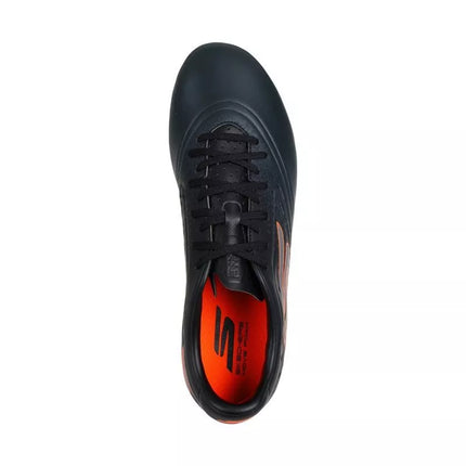 Skechers Razor 1.5 Academy FG Football Boots Black and Orange 252015 BKOR
