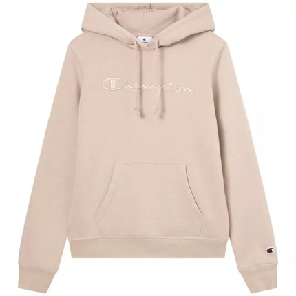 Champion Women's Hooded Sweatshirt Beige 118379 MS099