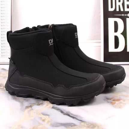 DK Jr DK58A Waterproof Insulated Snow Boots, Black