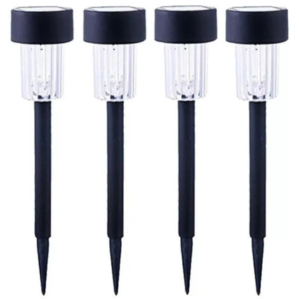 SAULĖS ENERGIJOS PLASTIKINIS ŠVIESTUVAS 4.5x31CM LED - KOMPLEKTAS IŠ 4 VNT.