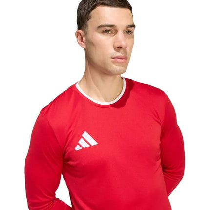 adidas Entrada 26 Long Sleeve Jersey Men's T-Shirt Red KF5847