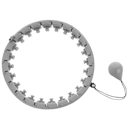 HULA HOP WITH MASSAGER AND WEIGHT GREY ENERO FIT
