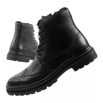 Lee Cooper men's shoes Chelsea boots elegant leather black