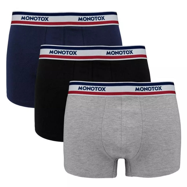 Apatiniai Monotox Basics Boxer Brief 3 vnt. pakuotėje, dydis M, MX21063