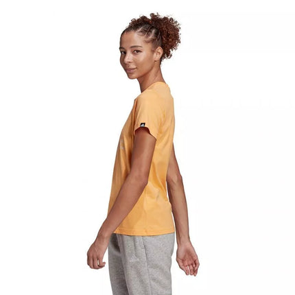 Adidas marškinėliai su gėlėtu grafiniu raštu GL1030 moterims