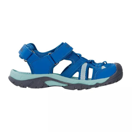 Trollkids Vaikams Stavanger Sandal XT kobalto mėlyna/tamsiai turkio/tamsiai mėlyna vaikiški sportiniai sandalai berniukams/mergaitėms (659-199)