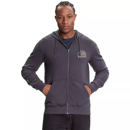 Quiksilver Džemperis su užtrauktuku EQYFT05133-KSH0 Tamsiai mėlyna L