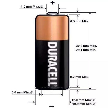 Duracell LR1 battery 2 pieces price per blister