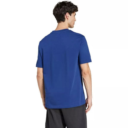 Vyriški Adidas Essentials marškinėliai su mažu logotipu, mėlyni JF1093