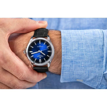 Giewont Elegance Sapphire Men's Watch Black and Blue GW5160-A6