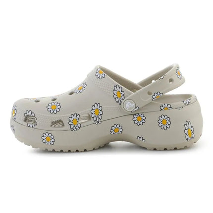 CROCS CLASSIC PLATFORM CLOG IN FLORAL METEOR 212668-1WY