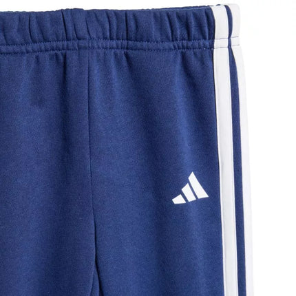 adidas Essentials Tiberio 3 Dryžuotas Fleece Sportinis Kostiumas Vaikams Mėlynas KC6004