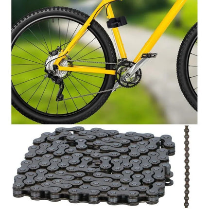 116 narių MTB dviračio grandinė, 6 pavarų, 12,7 x 2,4 mm, Bicycle Gear