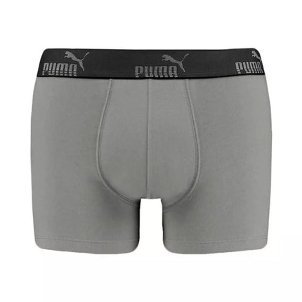 Vyriški apatiniai šortai "Puma", 3 vnt. pakuotė, juodi, pilki, patogūs, medvilniniai