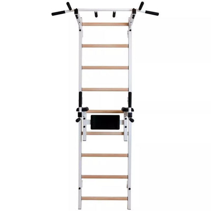 GYMNASTIC LADDER WITH A HAND BAR AND A HANDRAIL FOR EXERCISES BENCHK 722W