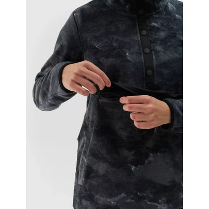 Moterims oversize fliso striukė su stovinčia apykakle 4F 4FWAW24TFLEF298-90A