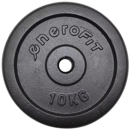 JUODO KETVIMO SVARMUO 10KG ENERO FIT Ø26.5 1 vnt.